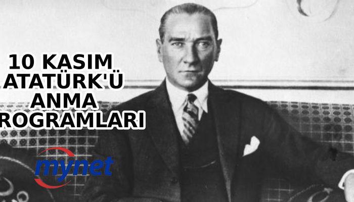 10 Kasım Atatürk'ü Anma Programı İstanbul'da nerede yapılacak?