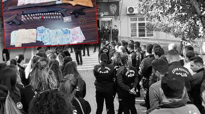 Aşiret mahallesine denetimde şok görüntüler! Uyuşturucu satışına darbe 