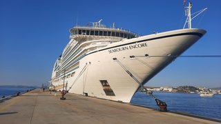 Seabourn Encore bu sezon için Bodrum'a son kez yolcu getirdi