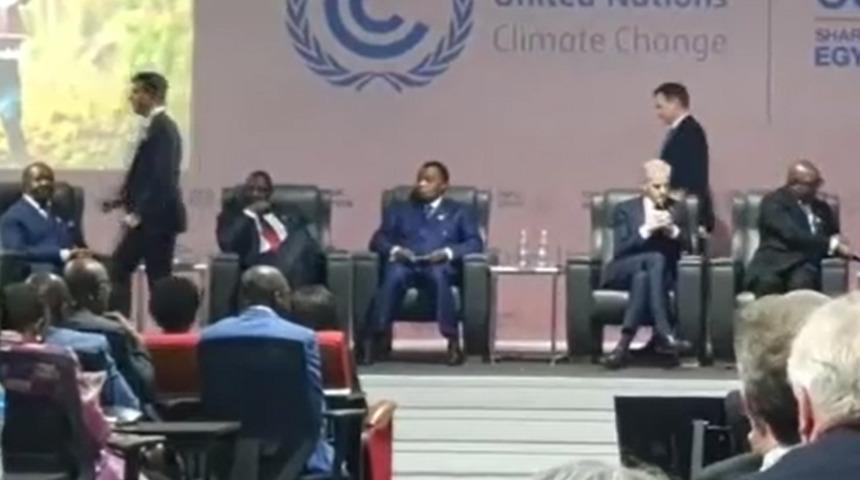 İngiltere Başbakanı Sunak sosyal medyada gündem oldu! Salonu apar topar terk etti