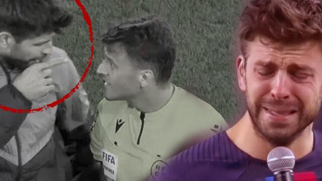 Gerrad Pique veda maçında kariyerinin şokunu yaşadı! Osasuna Barcelona maçında kırmızı kart gördü, son maçına çıkamadı