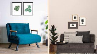 Pratik bir kullanım sunan, fonksiyonel özelliklere sahip yataklı koltuk modelleri