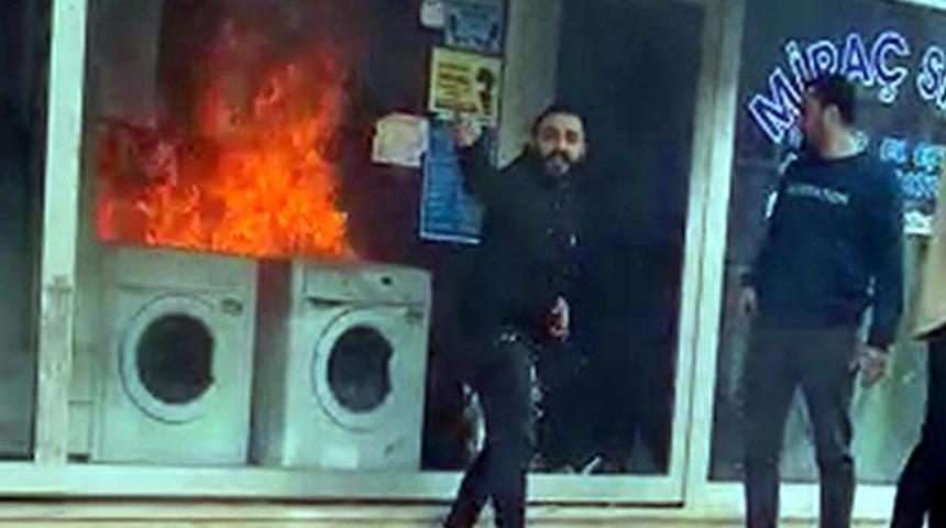 Kızı kaçırılan anne dehşet saçtı! Dükkanı ateşe verdi... Gözaltılar var