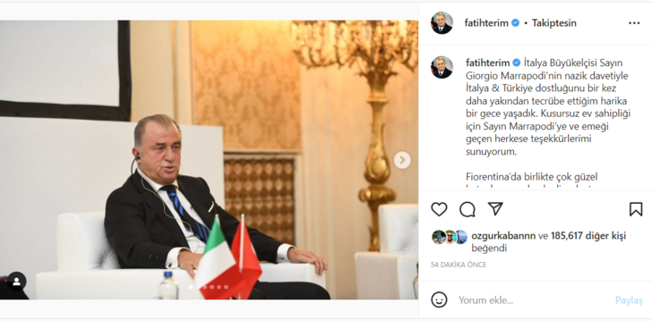 Fatih Terim 19.05'te paylaştı, taraftar heyecanlandı! G5