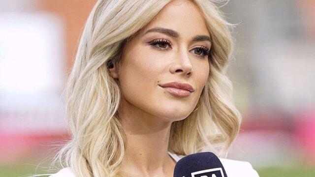 Taraftar 'Göğüslerini aç' demişti! İtalyan spiker Diletta Leotta dekoltesiyle Instagram'ı salladı