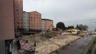 RTEÜ Eğitim Araştırma Hastanesi Acil Servisi yenisi yapılmak üzere yıkıldı