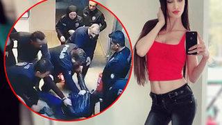 Emre Aşık'ın eski eşi Yağmur Sarnıç'ın skandalları bitmiyor! Polise direndi, yerlerde süründü, küfürler yağdırdı