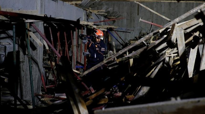 Ankara'da inşaatta göçük! Yaralılar var