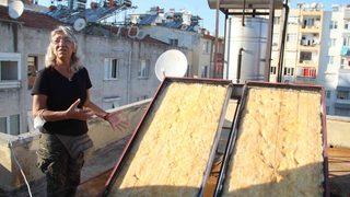 Güneş panellerinin çalındığını musluktan çamurlu su gelince anladı