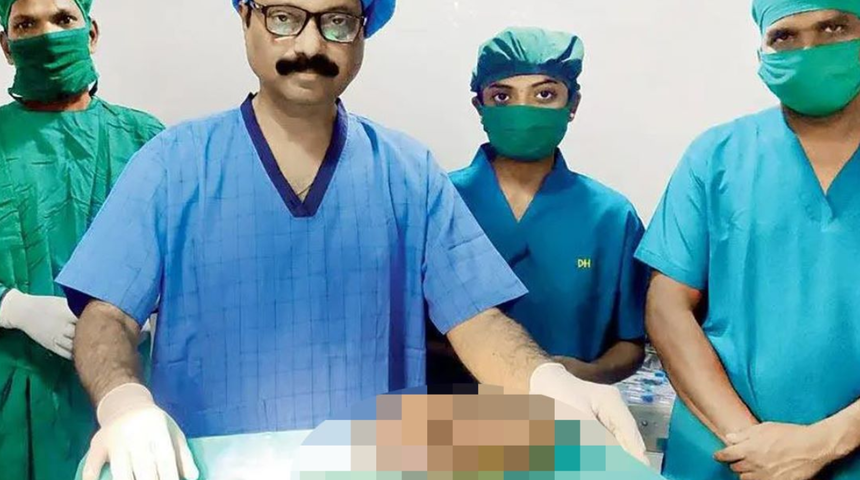 Midesinden çıkana doktorlar bile şaşırdı! Tam 1,2 kilogram ağırlığında