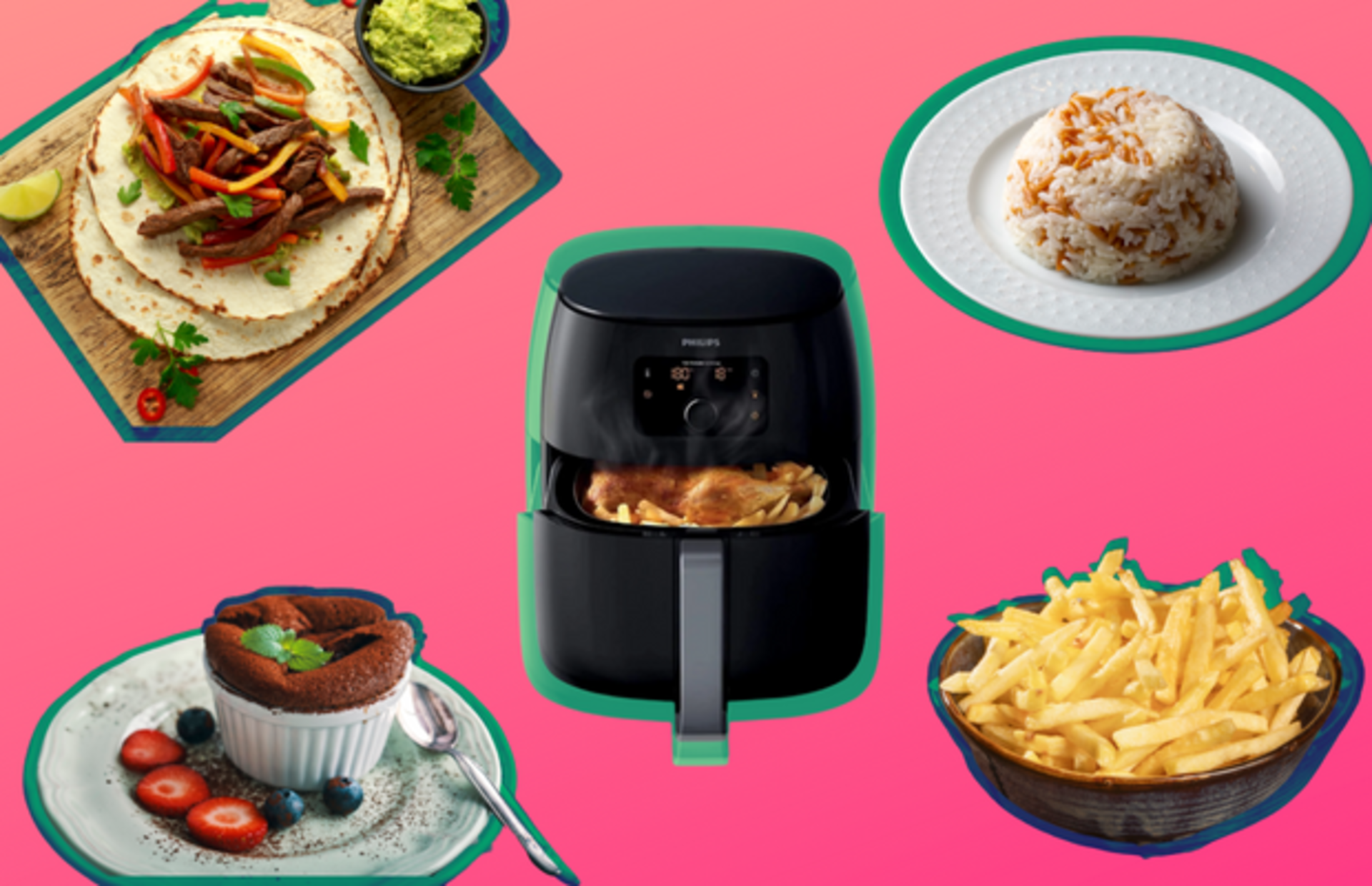 Airfryer ile kısa sürede hazırlayabileceğiniz hem lezzetli hem sağlıklı tarifler