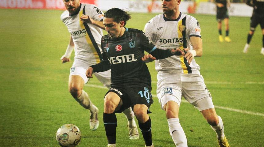Ankaragücü ile Trabzonspor 1-1 berabere kaldı! Başkentte kazanan çıkmadı