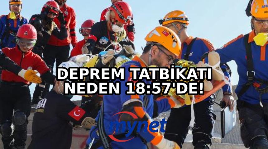 Deprem tatbikatı neden 18.57'de yapılacak? 12 Kasım Türkiye deprem tatbikatı için gözler saat 18:57'de!