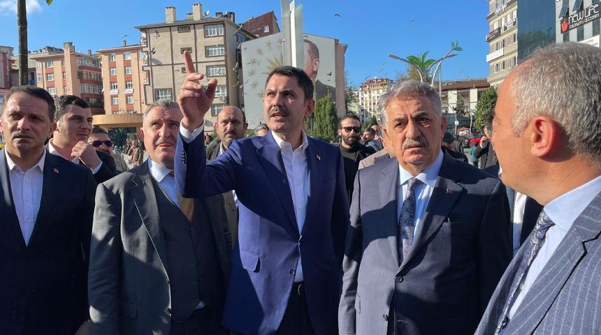 Bakan Kurum: O 'altılı masa', bu projeleri hayal etse yapamaz