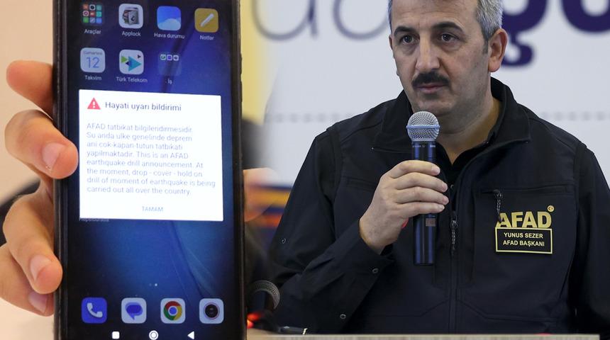 Türkiye genelinde deprem tatbikatı yapıldı... Bazı telefonlara bildirim gitmedi! Nedeni belli oldu 
