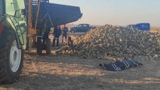 Suriyeli işçinin feci sonu! Pancar toplama makinesine düştü...