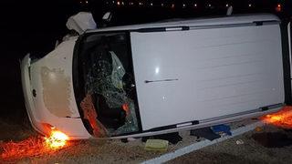 Otomobil ile minibüs çarpıştı: 7 yaralı