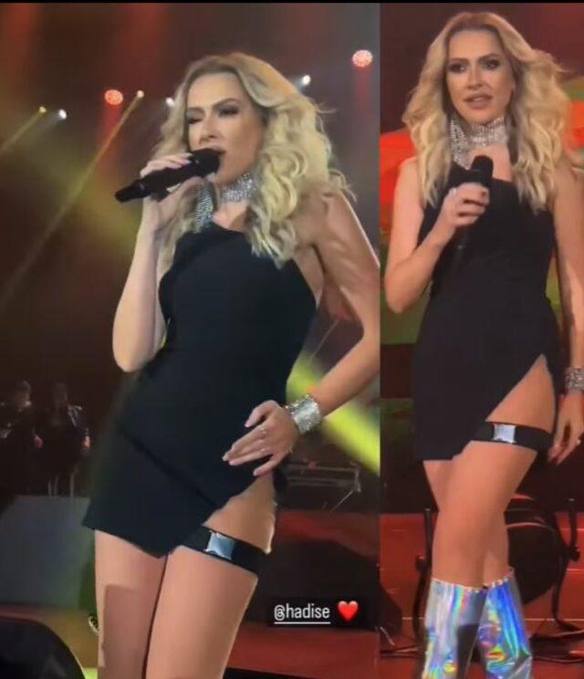 Hadise süper minili yırtmaçlı elbisesiyle gündem olmuştu! Elbisesinin  fiyatı tartışma yarattı! "Bir karış kumaş var"