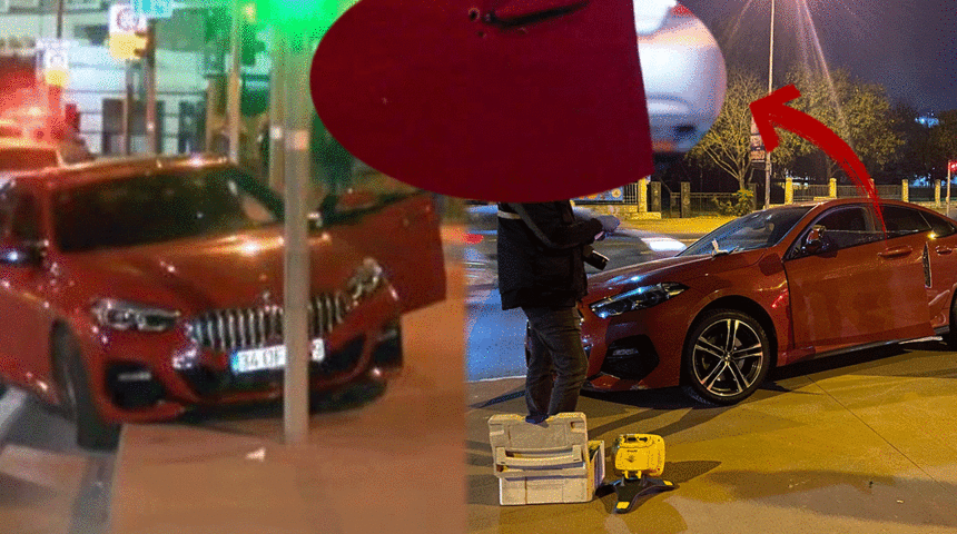 Kırmızı ışıkta bekleyen lüks araca kurşun yağdırdılar! Polis her yerde onları arıyor