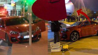 Kırmızı ışıkta bekleyen lüks araca kurşun yağdırdılar! Polis her yerde onları arıyor