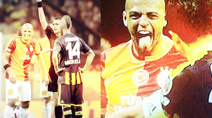 Galatasaray'ın tarihi farkı sonrası Felipe Melo'dan Emre Belözoğlu'na gönderme!