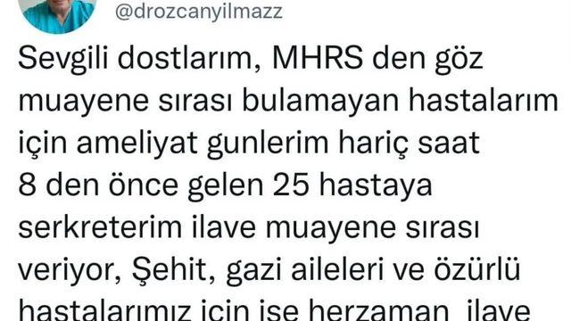 Doktordan randevu çağrısı: Gerekirse geç çıkarız