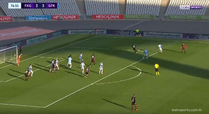 Fatih Karagümrük-Gaziantep FK maçında ilginç anlar! Spiker bile anlatmaktan yoruldu... G1