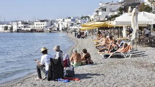 Bodrum ve Fethiye'de güneşli hava etkili oldu