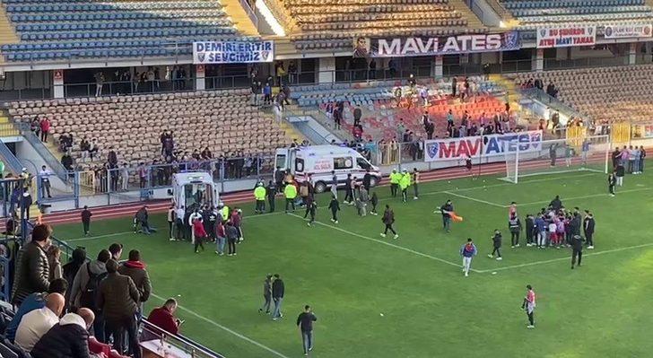 File koptu, taraftarlar yere düştü! Karabük'te galibiyetin ardından facianın eşiğinden dönüldü! G4