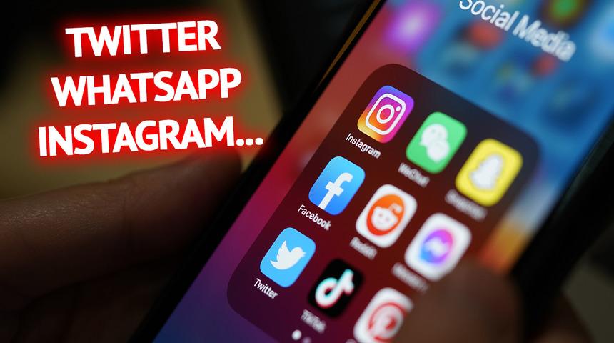 Twitter, WhatsApp, Instagram çöktü mü, sosyal medya uygulamaları neden yavaşladı? İnternette sıkıntı mı var?