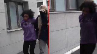 Taksim'de bombalı saldırıyı yapan teröristin yakalanma görüntüsü! 6 kişinin ölümüne neden olan terörist böyle yakalandı