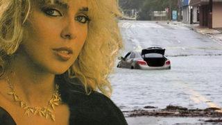 Evini, arabasını kasırga yutmuştu! Yeşilçam'ın yıldızı Ahu Tuğba yeni fırtınada gördüğü karşısında şoke oldu