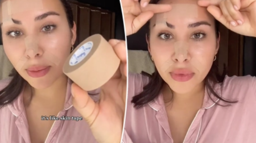 Tiktok’un çılgın trendi! Botoksu unutun... “Genç kalmak için her gece yüzümü bantlıyorum”