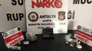 Antalya'da uyuşturucu operasyonlarında yakalanan 14 zanlı tutuklandı