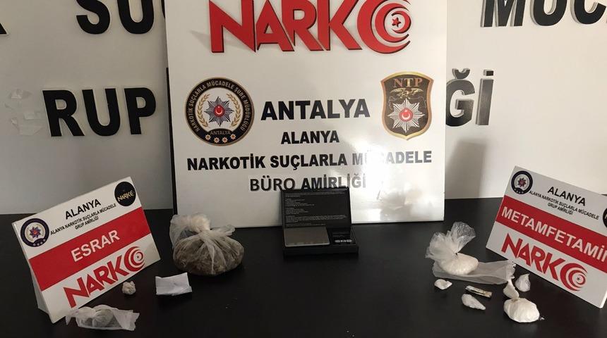 Antalya'da uyuşturucu operasyonlarında yakalanan 14 zanlı tutuklandı