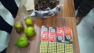 Konya'da meyvelerin arasına gizlenmiş 200 tabanca mermisi ele geçirildi