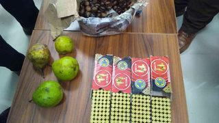 Kargo kutusunda bulundu! Armut ve kestanelerin arasından 200 mermi çıktı