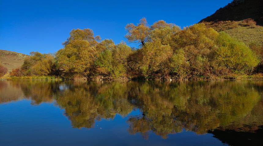 Kars'taki Akyaka Kanyonu'nda dağcılar yürüyüş yaptı