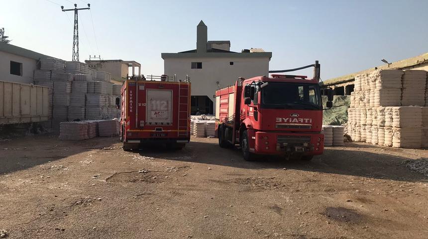 Hatay'da pamuk fabrikasında çıkan yangın kontrol altına alındı