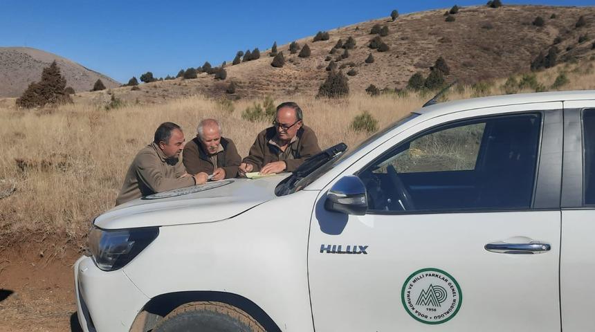 Kayseri'de yasa dışı avlanan 7 kişi yakalandı