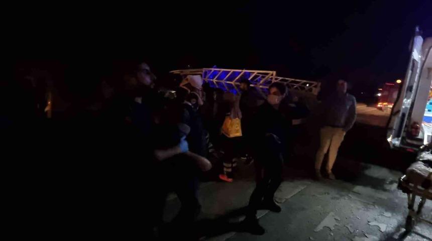 Zeytin hasatı dönüşü faciadan döndüler