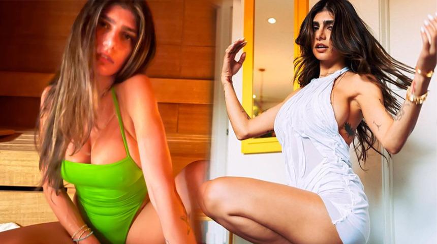 Eski yetişkin film yıldızı Mia Khalifa’nın elinin ayarı fena kaçtı! Favorilerini kesmek isterken kendisini yaraladı