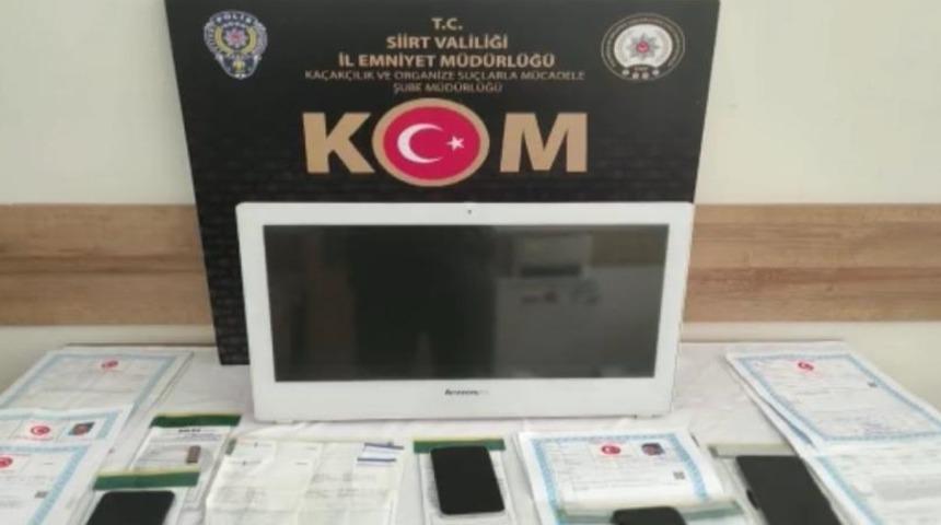 Siirt'te tefecilik operasyonunda 5 zanlı yakalandı