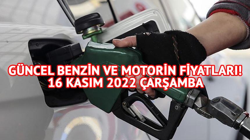 BENZİN FİYATINA İNDİRİM GELİYOR! Akaryakıt fiyatları ne kadar? Motorin kaç TL? 16 Kasım 2022 motorin ve benzin fiyatları!