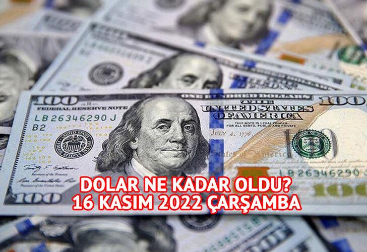 Dolar ne kadar oldu? 16 Kasım 2022 Çarşamba canlı ve anlık Euro ile dolar fiyatları!