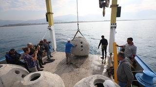 İskenderun Körfezi'ne bırakılan yapay resiflerle canlı çeşitliliği artacak
