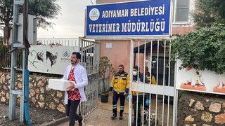Adıyaman'da karantinaya alınan mahallelerde kuduz aşısı çalışması sürüyor