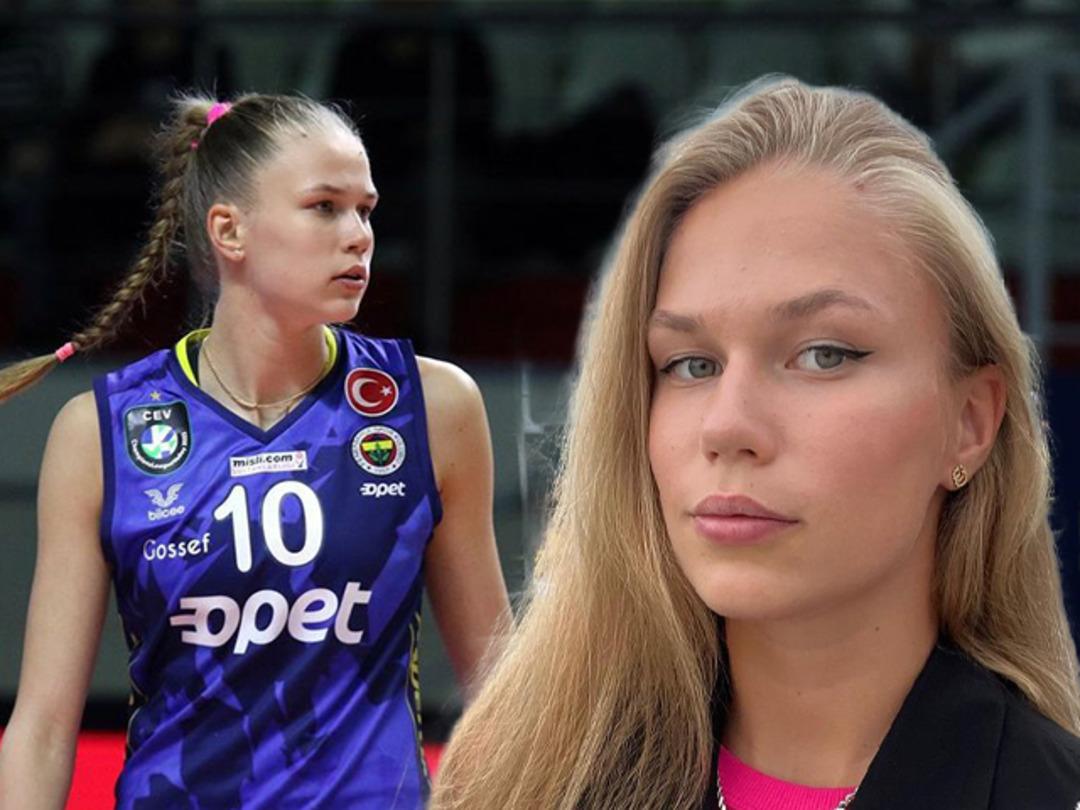 Fenerbah&ccedil;e Opet'in g&uuml;zel yıldızı Arina Fedorovtseva'dan dahiyane &ccedil;&ouml;z&uuml;m! Bakın evlenme tekliflerinden nasıl ka&ccedil;ıyor...