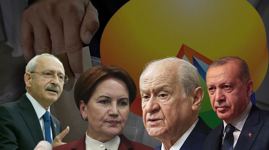 İki farklı ankette iki farklı sonuç! Birinde fark attı birinde arkada kaldı... İşte ittifaklar arasındaki son durum