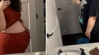 33 Haftalık hamile kadın uyandığında karnının yok olduğunu gördü